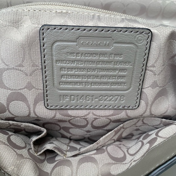 Coach Bleecker Messenger - Antique Nickel/Gray - Picture 9 of 12